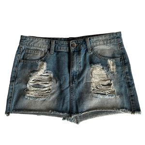 Denim Mini Skirt